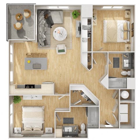 a floor plan of a house